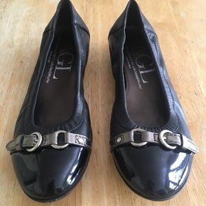 Attilio Giusti Leombruni Cap Toe Ballet Flats